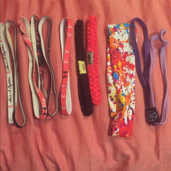 Nike Accessories - Nike, under armor and Gaiam headbands Nike Accessories - Nike, under armor and Gaiam headbands